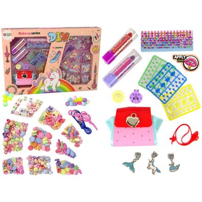Leantoys Buntes Make-up- und Schmuckset