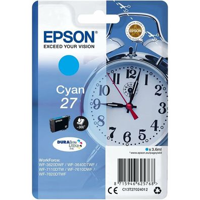 Epson Druckerpatrone T2702 (C13T27024012) cyan