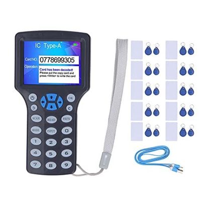 Zunate RFID NFC Kartenkopierer Lesegerät mit 2,8-Zoll-Farbdisplay