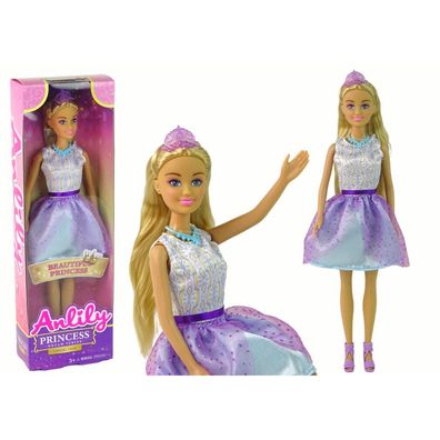 Leantoys Anlily Prinzessin Lila Königin Puppe