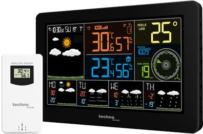 Technoline WD2700 WLAN Wetterstation mit DirektWetter App 4-Tage-Prognose