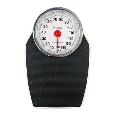 Haepi Mechanische Personenwaage â€? Weiß, bis 150 kg