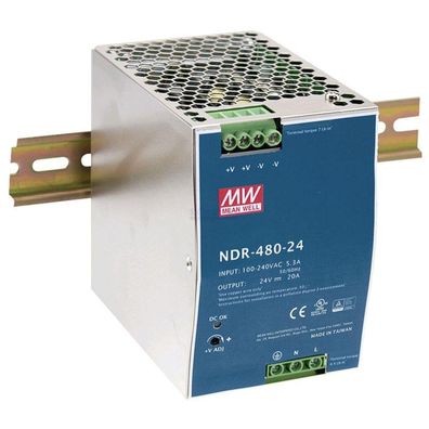 NDR-480-24 AC-DC DIN-Schienen-Netzteil 24 V 20 A 480 W