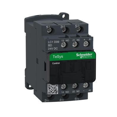 Schneider Electric TeSys Control Leistungsschétz 3-polig 9A 24V DC LC1D09BD
