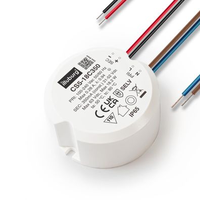 LED Trafo wasserdicht IP65 350mA Konstantstrom 11-18W flackerfrei