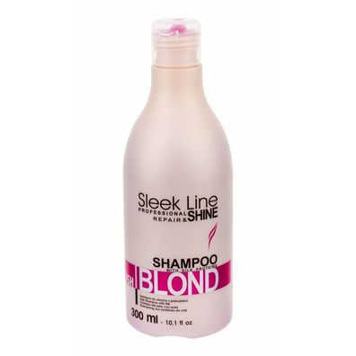 STAPIZ Sleek Line Blonde Pink Shampoo mit Seide 300ml