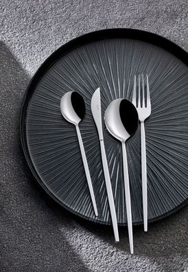 Besteckset 24-tlg Hermia Concept Mokka24 Chrome
