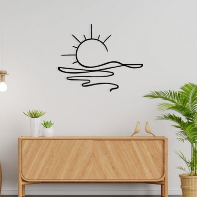 Metall Wanddeko Wallity Alborada Black