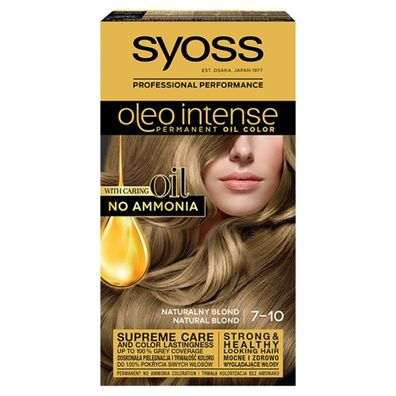 SYOSS Oleo Intensive permanente Haarfarbe mit Ölen 7-10 Naturblond