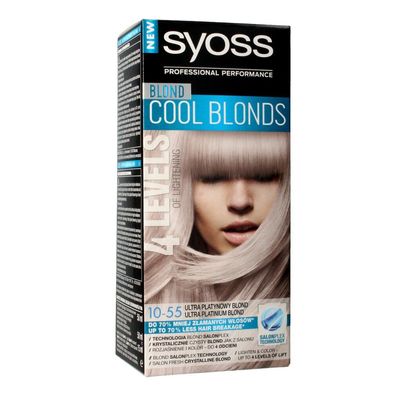 SYOSS Permanent Coloration Haarfarbe 10-55 Ultra Platinblond