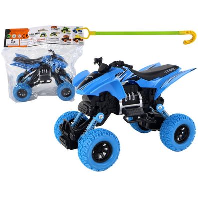 Lean Toys XC Quad Fahrzeug Friktionsantrieb Blau