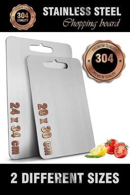 Schneidebrett-Set 2-tlg Hermia Concept 2PASCELOB Silver