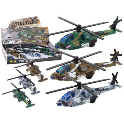 Lean Toys Militärhubschrauber Militärhubschrauber Aluminium Mix Sound Lichter