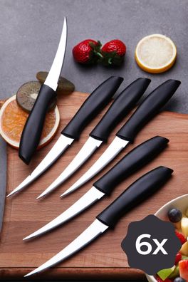 Messerset 6-tlg Hermia Concept Magic Black / Silver