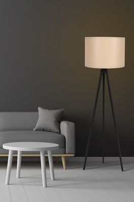 Stehlampe Opviq 115 Cream / Black
