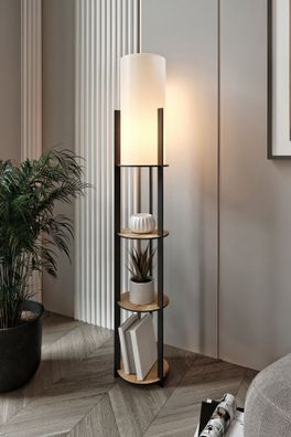 Stehlampe Opviq Radiante Oak
