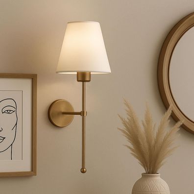 Wandleuchte Opviq 241968 Cream / Gold