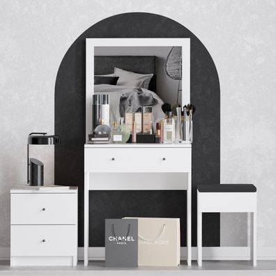 Schminktisch Skye Decor Nice White 65x139x35 cm