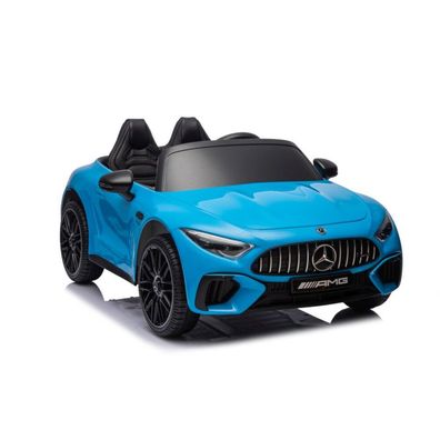 Leantoys Mercedes AMG SL63 Batterieauto, blau lackiert