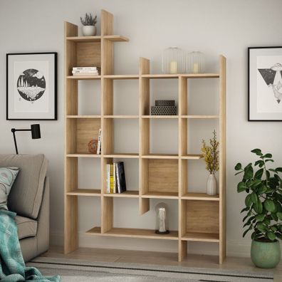 Bécherregal Skye Decor Manco Oak 122x188x25,5 cm