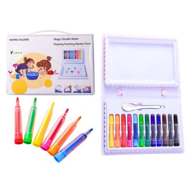Leantoys Set farbige Wassermarker, Etui, 12-teilig