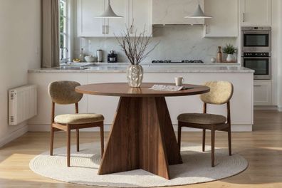 Esstisch Skye Decor Virella Walnut 120x75x120 cm