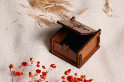 Schmuckbox Deko Heliophilia Silver Box Brown