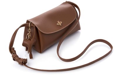 Schultertasche Damen Lucky Bees Ava Tan 11x12 cm