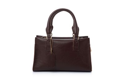 Schultertasche Damen Lucky Bees Vivien Brown 11x15 cm