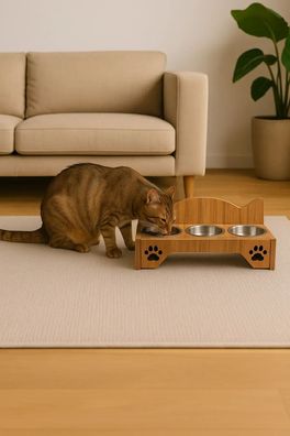 Futternapf Hund Katze Skye Decor Apvm16 Multicolor 49,5x24 cm