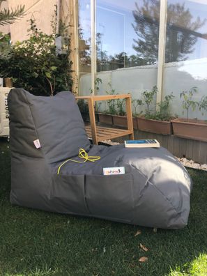 Bean Bag Skye Decor Daybed Grey 60x75x110 cm