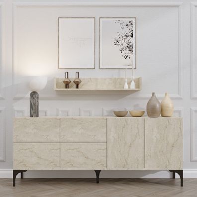 Konsolentisch Skye Decor Stella Travertine 180x55x40 cm
