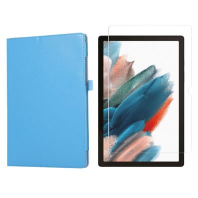 2in1 Set für Samsung Galaxy Tab A8 SM-X200 X205 10.5 Zoll Schutzhülle + Glas