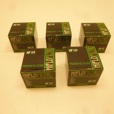 5x Hiflo HF141 Ölfilter oilfilter passt an Yamaha passt an Beta passt an Fantic