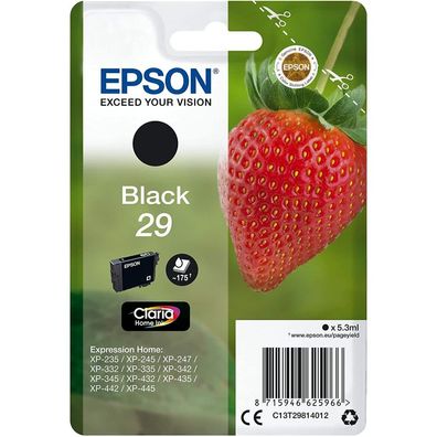 Epson Druckerpatrone Claria Home 29 (C13T29814012) schwarz