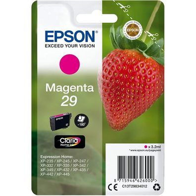 Epson Epson Ink Magenta No 29 Epson29 Epson 29 (C13T29834012)