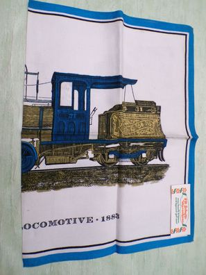 2x Geschirrtuch SB Schulte Double Ender Locomotive 1883 Eight Wheel Passenger 1876