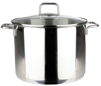 Edelstahl Kochtopf 9,5L mit Deckel Universaltopf Topf Suppentopf inkl. Induktion