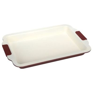 Auflaufform mit Silikongriffen Lasagneform Bratenform Backform Kuchenform eckig