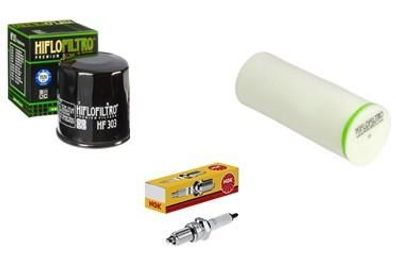 Wartungssatz Ölftilterset Zündkerze spark splug passt an Yamaha Yfm 660 02-06