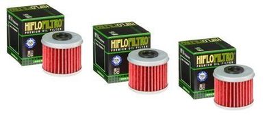 3x Hiflo HF116 ?lfilter oilfilter passt an Hm-Moto passt an Honda Crf Tc Te Ace