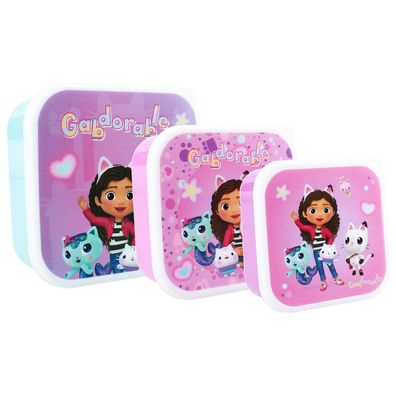 Gabby's Dollhouse - Snackbox "Fresh Bites" - 12 cm Brotdose Brotbox Für Kinder