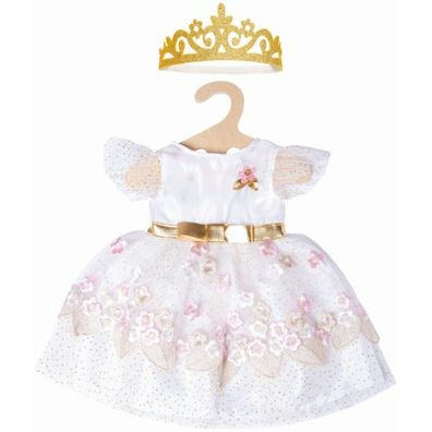 Heless Puppen Prinzessinnenkleid Kirschblüte mit goldener Krone, Gr. 35 45 cm
