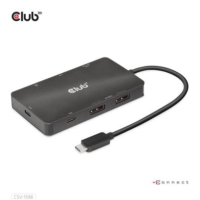Club 3D Dockingstation - USB-C 3.2 Gen 2 - 2 x DP