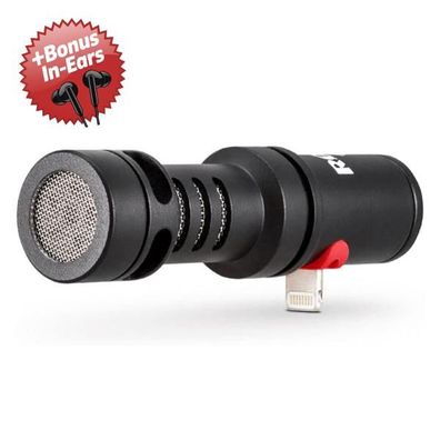 Rode VMML Videomic Me-L für iOS Geräte + Bonus In-Ear Kopfhörer