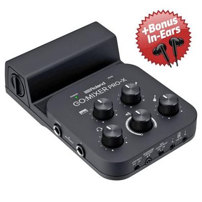 Roland GO: ixer Pro-X Audio-Interface + Bonus In-Ear Kopfhörer