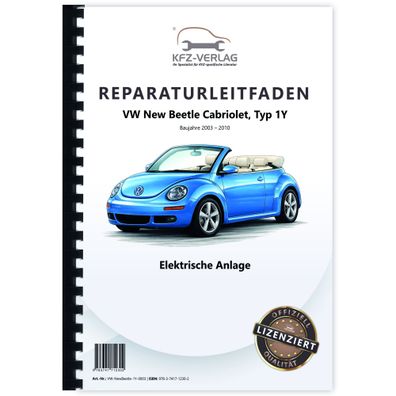 VW New Beetle Cabrio 1Y (03-10) Elektrische Anlage Systeme Reparaturanleitung