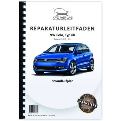 VW Polo 5 Typ 6R 2011-2014 Schaltplan Stromlaufplan Verkabelung Elektrik Pläne