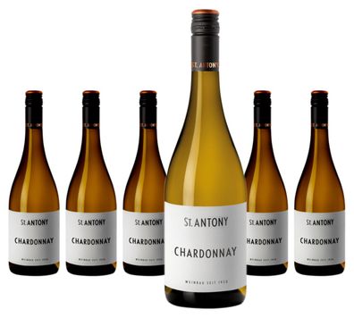 6 x St. Antony Chardonnay Qualitätswein trocken – 2025