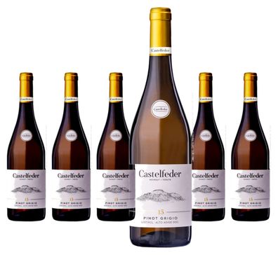 6 x Castelfeder Pinot Grigio 15 – 2024